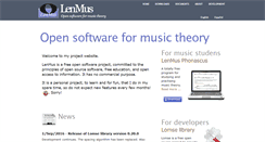 Desktop Screenshot of lenmus.org