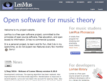 Tablet Screenshot of lenmus.org